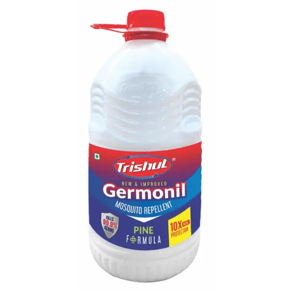Trishul White Floor Cleaner Phenyle, Strong Germonil Premium Disinfectant Mosquito Repellent Floor Cleaner Liquid for Hospitals 5 Ltr image 4