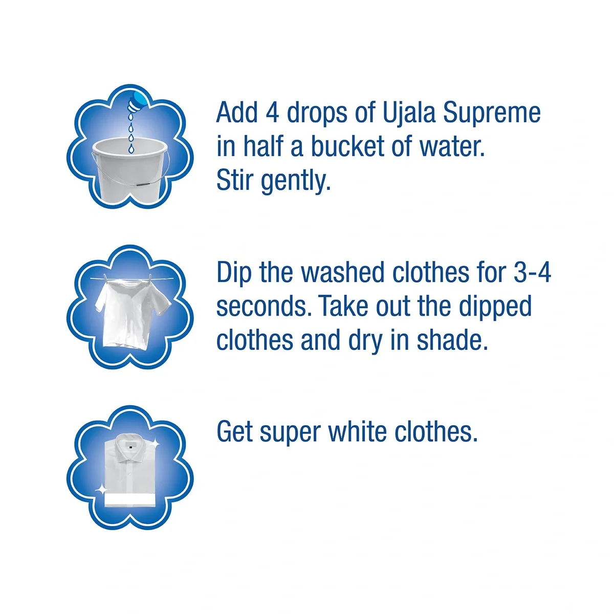  Ujala Supreme Fabric Whitener, 250 ml image 5