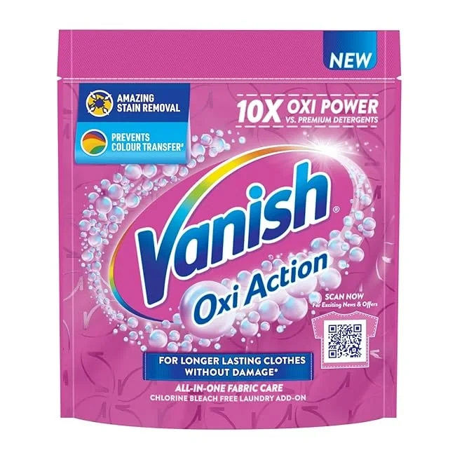 Vanish All in One Powder Detergent Booster 200g removes stains