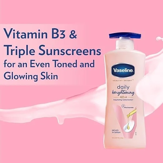 Vaseline Daily Brightening Body Lotion, 90ml image 3