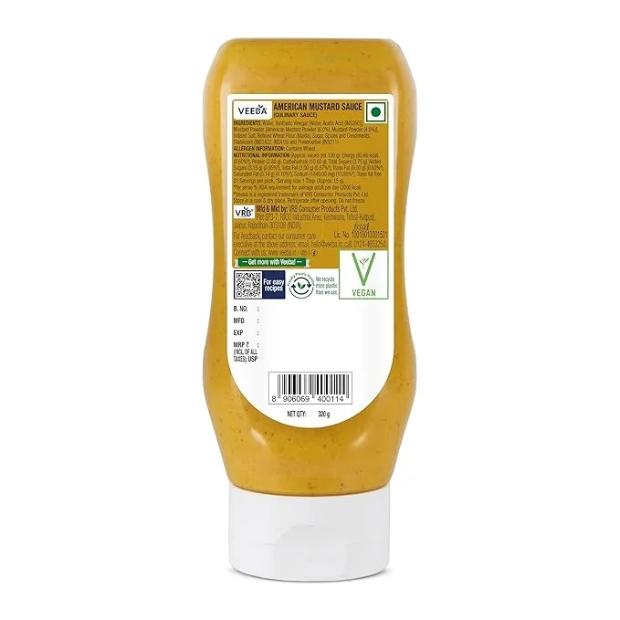 Veeba American Mustard Sauce, 320 gm image 4