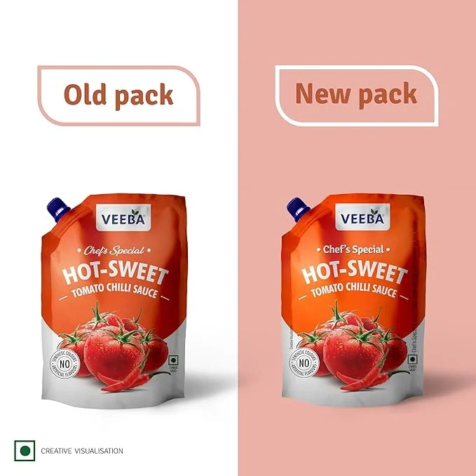 Veeba Chef's Special Hot-Sweet Tomato Chilli Sauce (450G) image 6