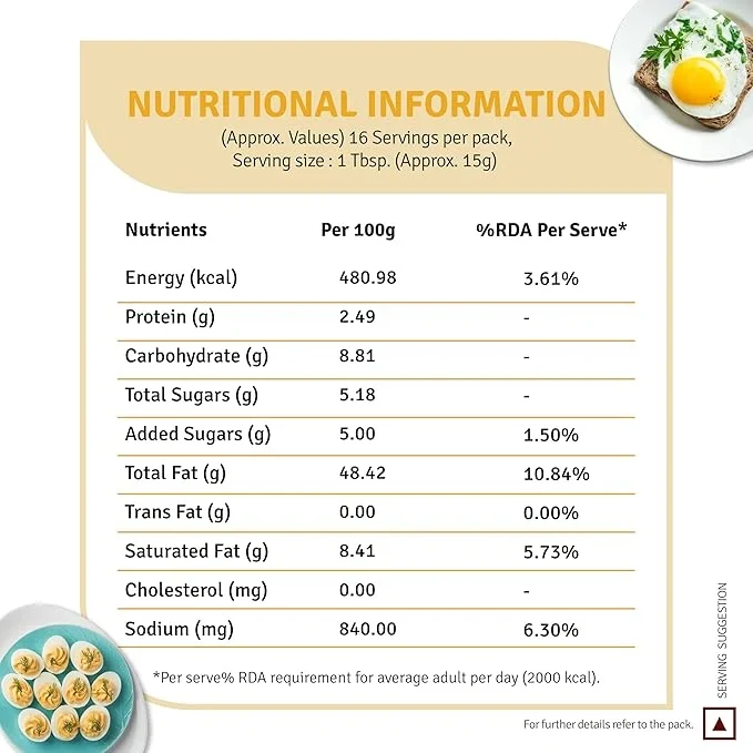 Veeba Classic Mayonnaise With Egg, 250G image 8