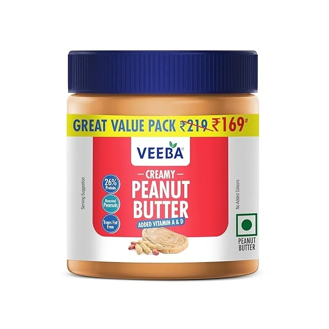 Veeba Creamy Peanut Butter Enriched with Vitamin A & D – 320g