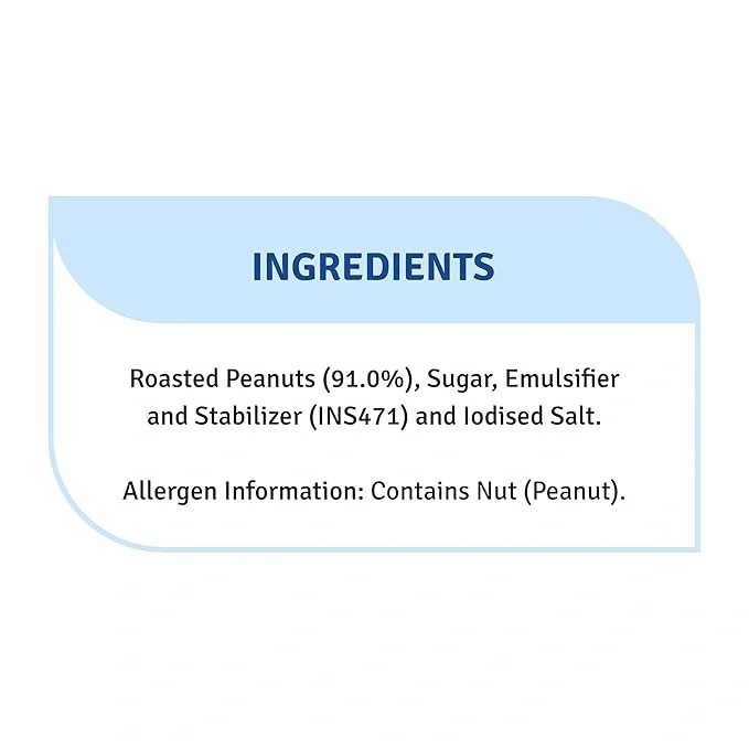 VEEBA Crunchy Peanut Butter, High Protein, 900gm image 7