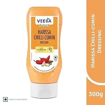 Veeba Harissa Chilli Cumin Dressing 300g – Gluten-Free & Tangy image 4