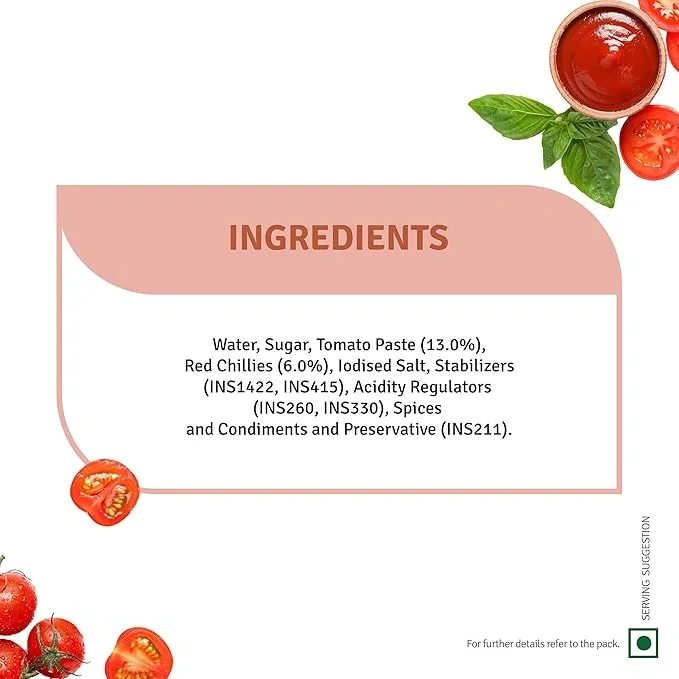Veeba Chef's Special Hot-Sweet Tomato Chilli Sauce (450G) image 7