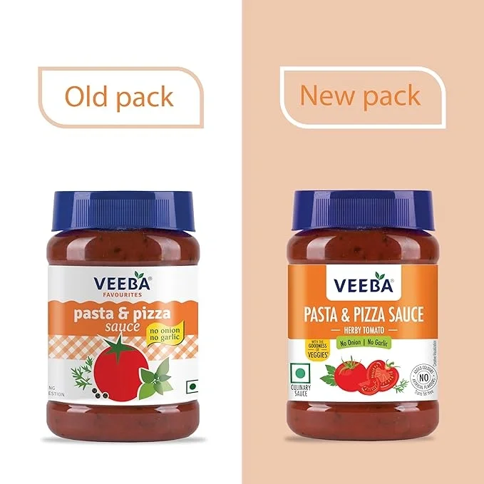 VEEBA Pasta & Pizza Sauce Herby Tomato - No Onion No Garlic, 280G image 8