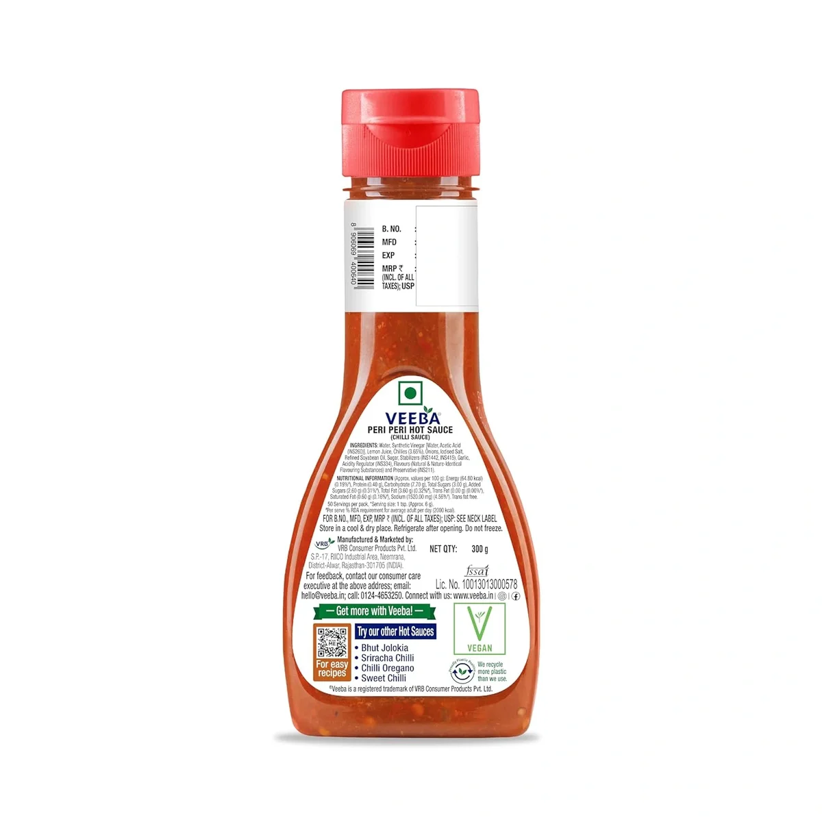  VEEBA Peri Peri Sauce, 300 Gram image 7