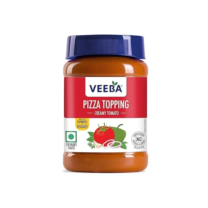 Veeba Pizza Topping Creamy Tomato, 280G I Vegan I 0 Trans Fat