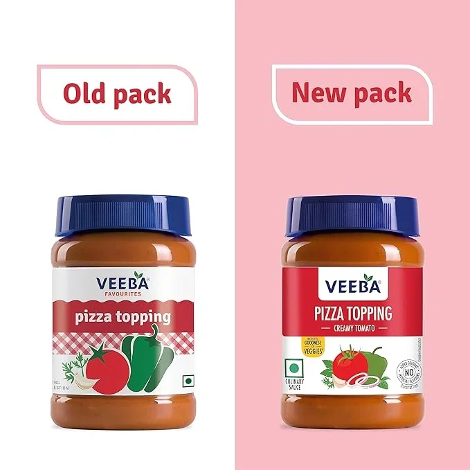 Veeba Pizza Topping Creamy Tomato, 280G I Vegan I 0 Trans Fat image 5