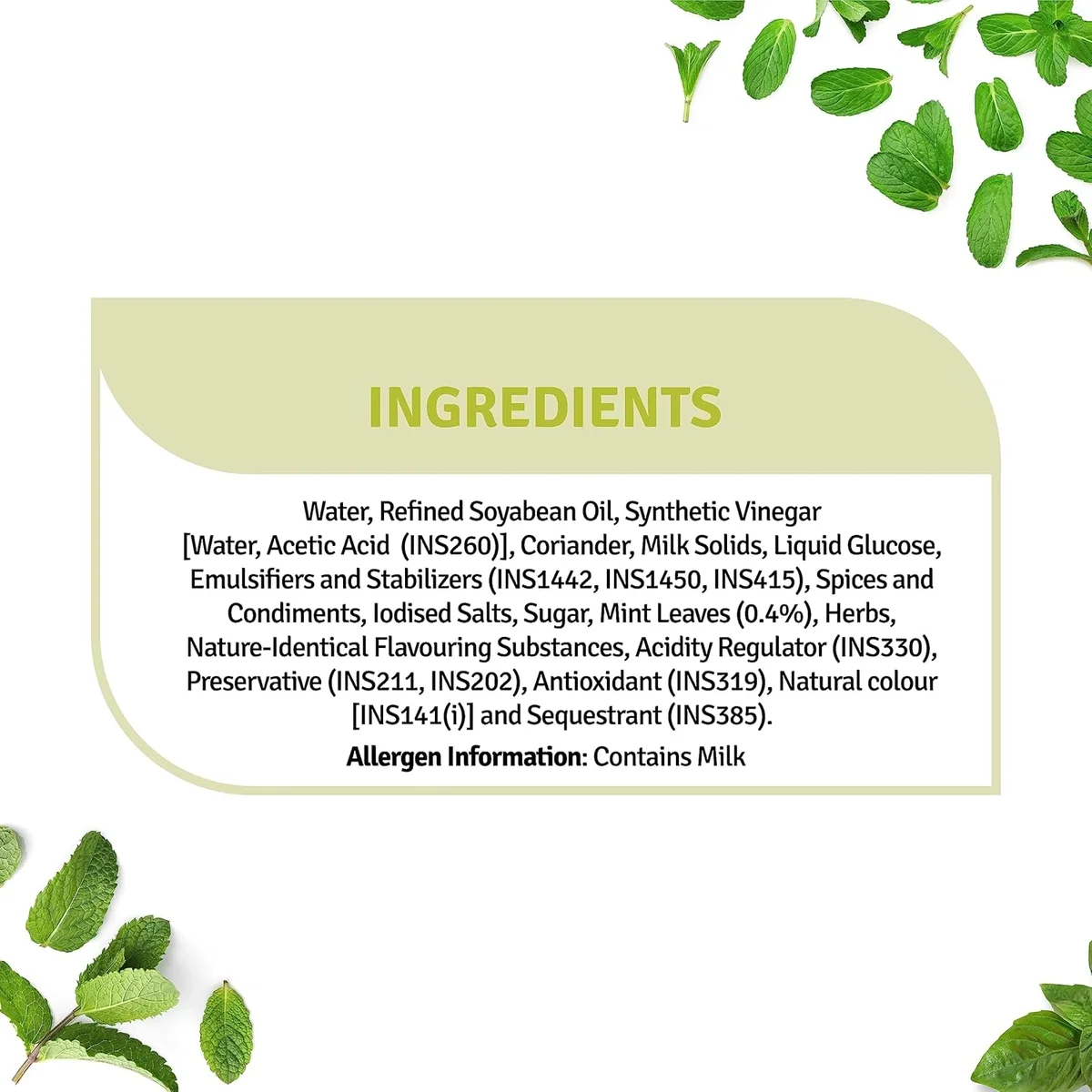 Veeba Mint Mayonnaise Dressing 300g – Smooth & Refreshing image 3