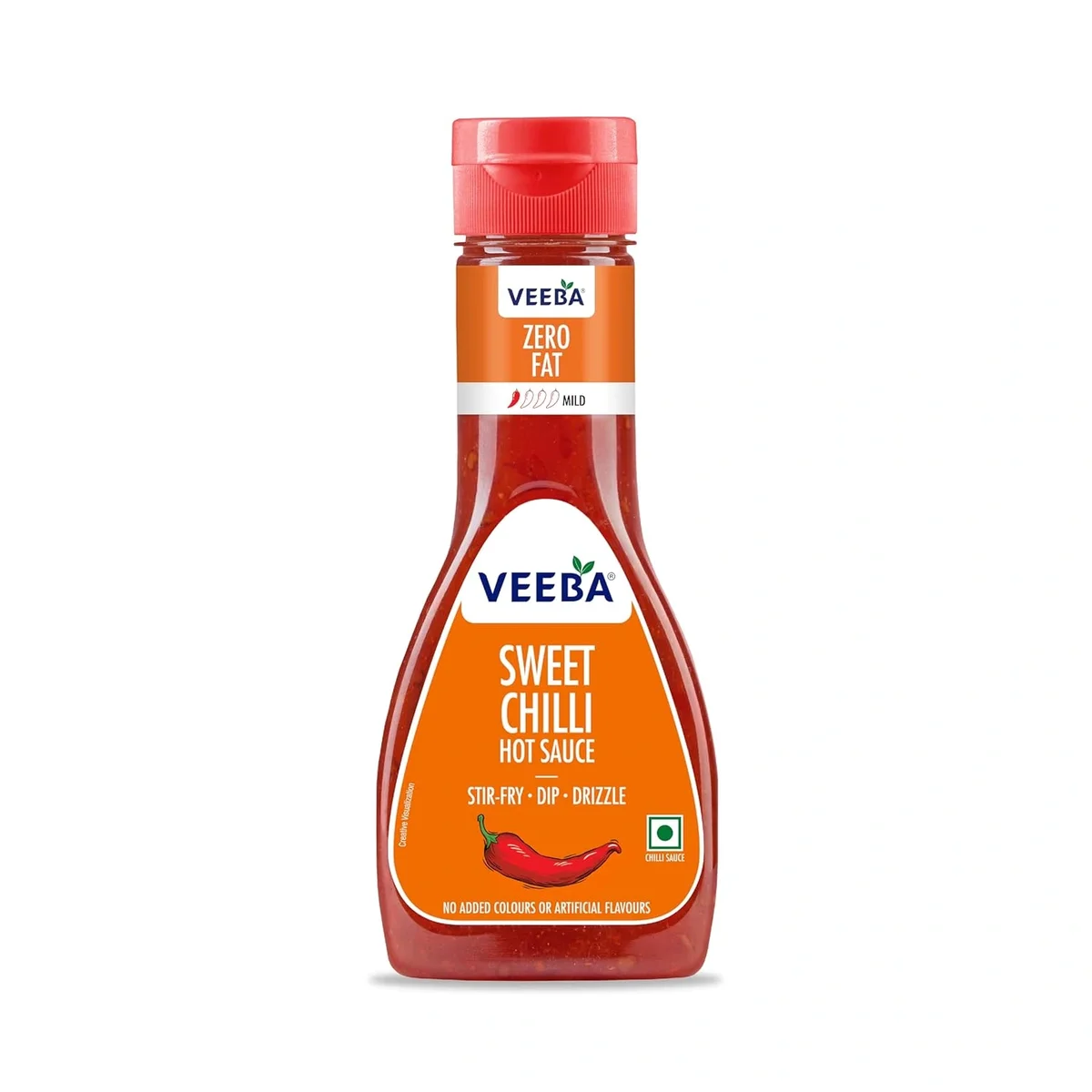 Veeba Sweet Chilli Hot Sauce (350g) – Vegan, Gluten Free & Zero Fat