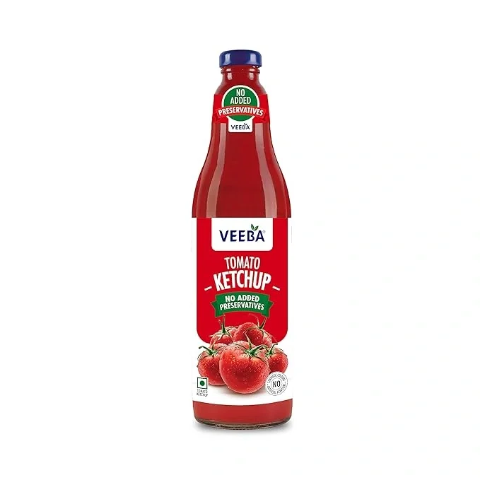 Veeba Truly Tomato Ketchup 1kg, No Added Preservatives, No Added Colour & Flavour