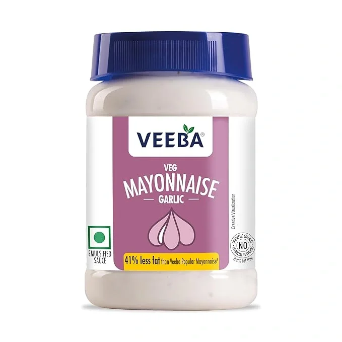Veeba Veg Mayonnaise Garlic, 250Gm