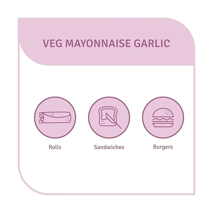 Veeba Veg Mayonnaise Garlic, 250Gm image 5