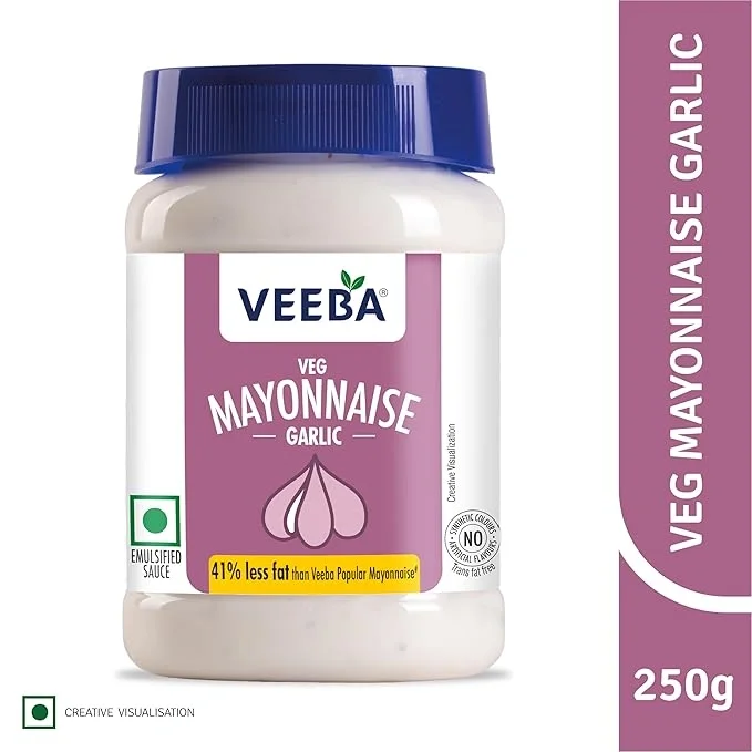 Veeba Veg Mayonnaise Garlic, 250Gm image 6