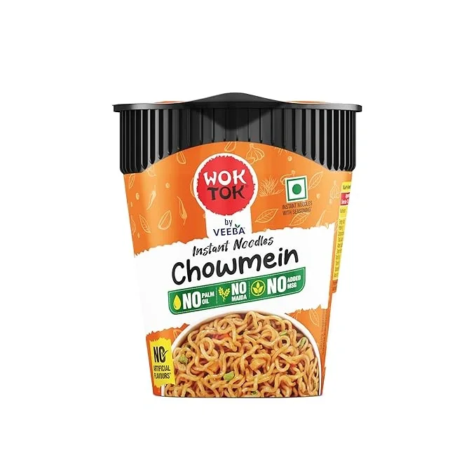 Veeba Wok Tok Instant Cup Noodles Chowmein, 75.5g