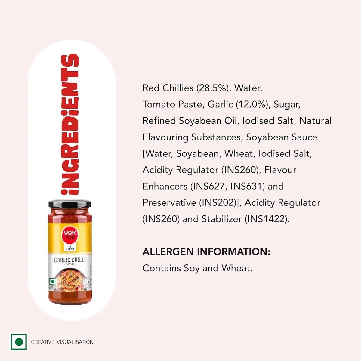 Veeba Wok Tok Garlic Chilli Chutney 250g | Hot & Tangy Sauce image 5