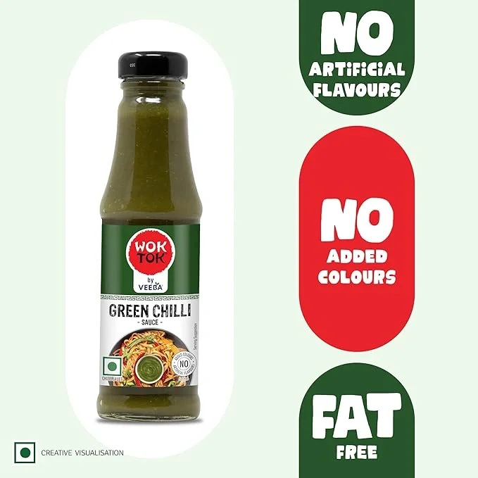 Wok Tok By Veeba Green Chilli Sauce 200 G  image 3