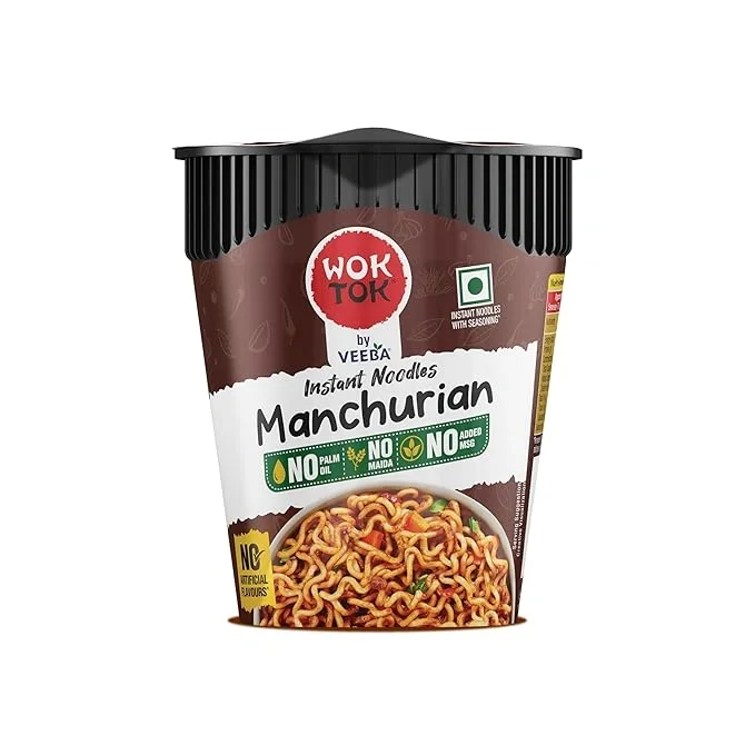 Wok Tok by Veeba Instant Cup Noodles Manchurian 75.5g