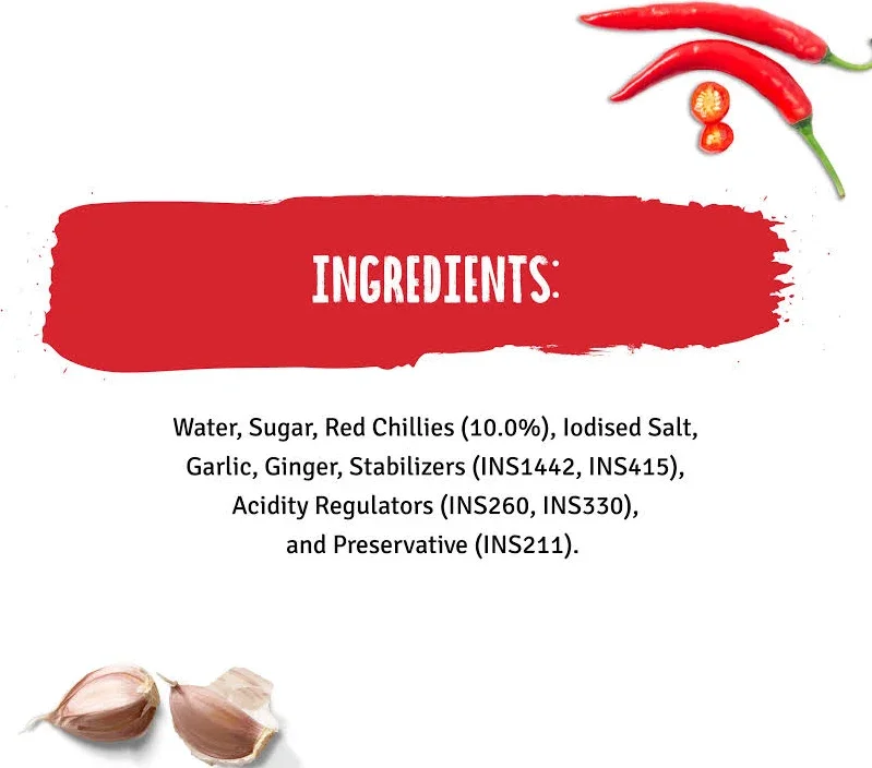 Wok Tok By Veeba Red Chilli Sauce 90gm image 2