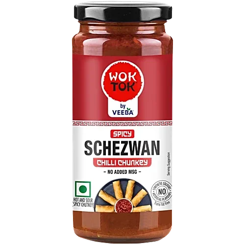 Veeba Wok Tok Spicy Schezwan Chilli 250g – Perfect for Asian Cooking