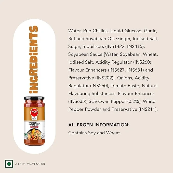 Wok Tok by Veeba Schezwan Stir-Fry Sauce, 250G image 10