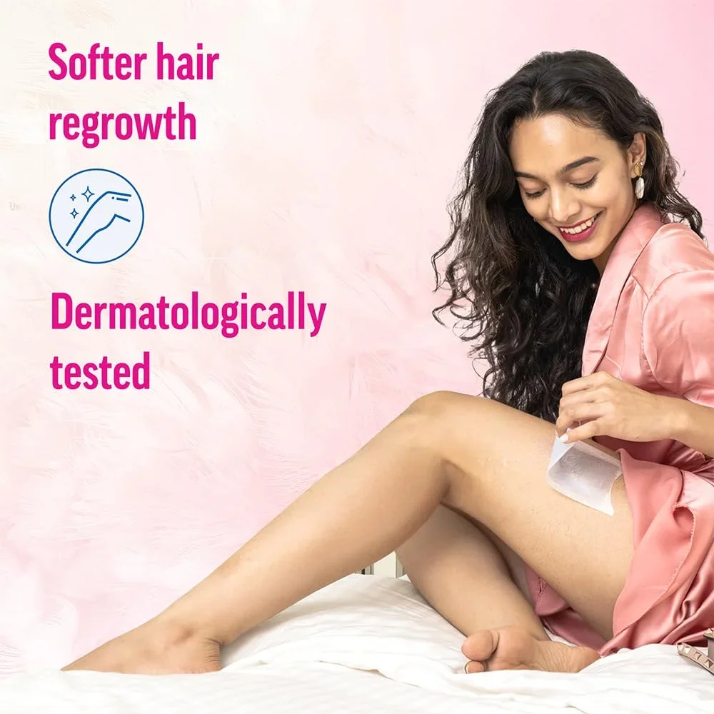 Veet Professional Waxing Strips Kit for Normal Skin, 8 Strip image 10