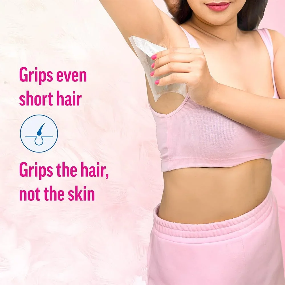 Veet Professional Waxing Strips Kit for Normal Skin, 8 Strip image 12