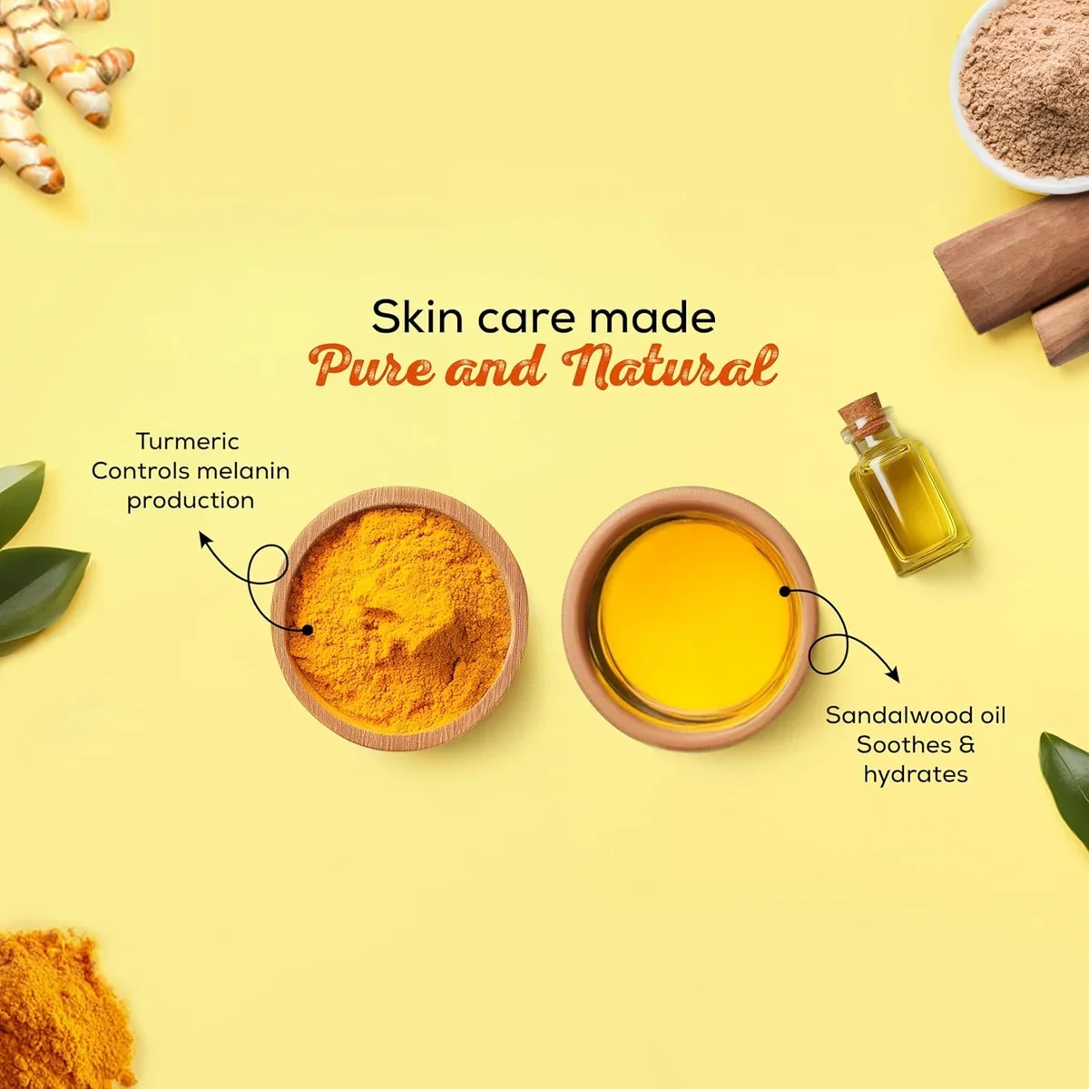 Vicco Turmeric Skin Cream with Goodness of Sandalwood Oil | For Healthy Glowing Skin | 100% Natural Skin Cream for all Skin Types, 30gm  image 5
