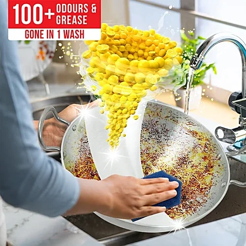 Vim Lemon Dishwash Liquid Gel, 250 ml Bottle image 3