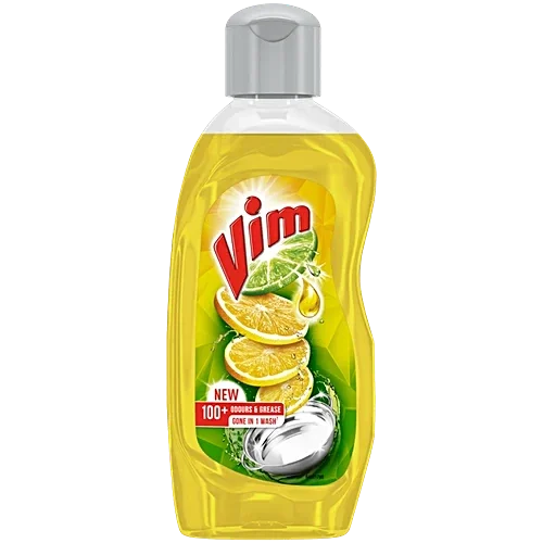 Vim Lemon Dishwash Liquid Gel, 250 ml Bottle