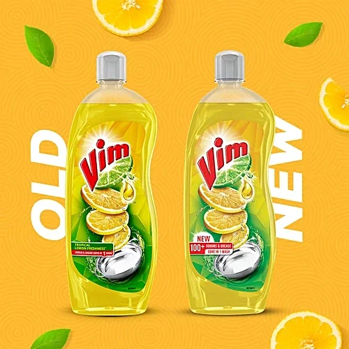 Vim Lemon Dishwash Liquid Gel, 250 ml Bottle image 4