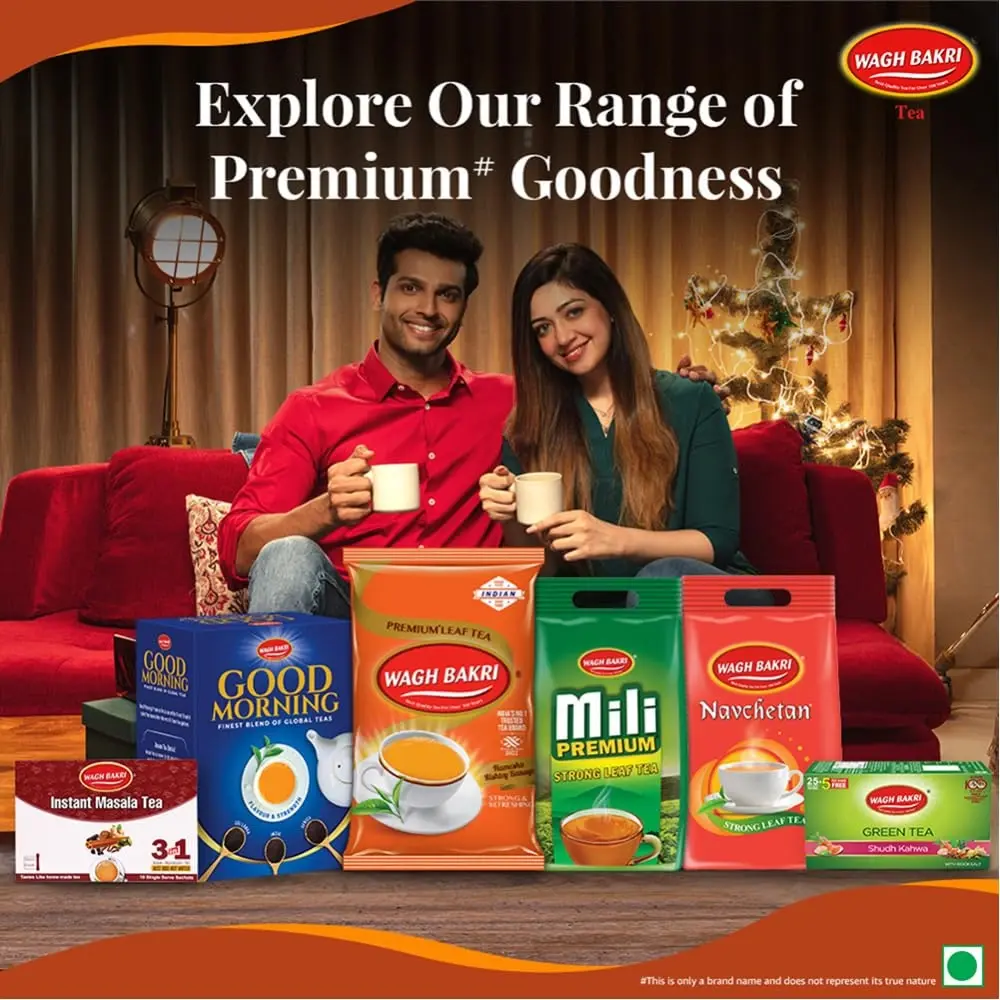  Wagh Bakri Leaf Tea Carton Pack, 250 Grams - Assam image 5