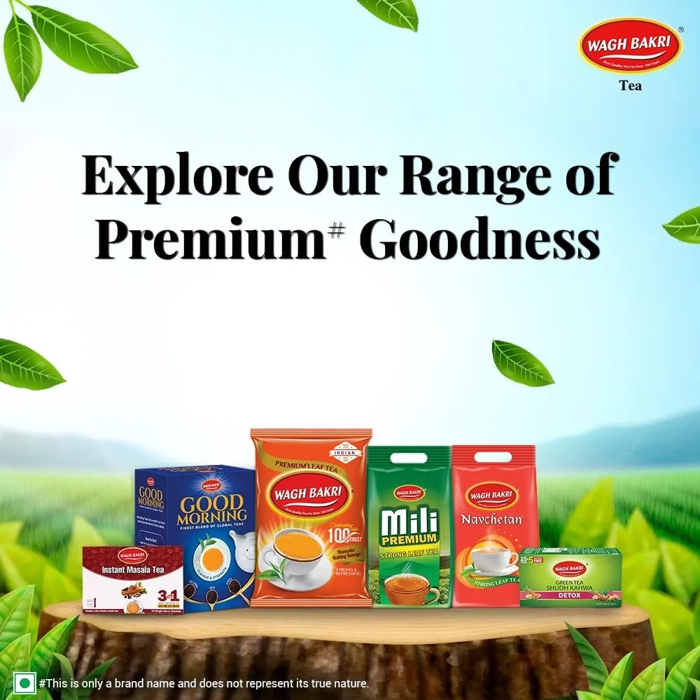 Wagh Bakri Premium Spiced Tea with 7 Refreshing Spices | Black Tea 250g image 8