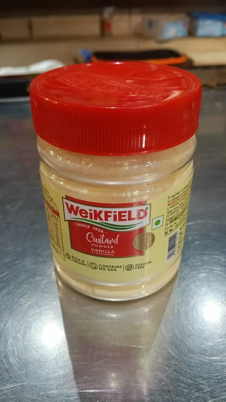 Weikfield Vanilla Custard Powder, 100g Jar