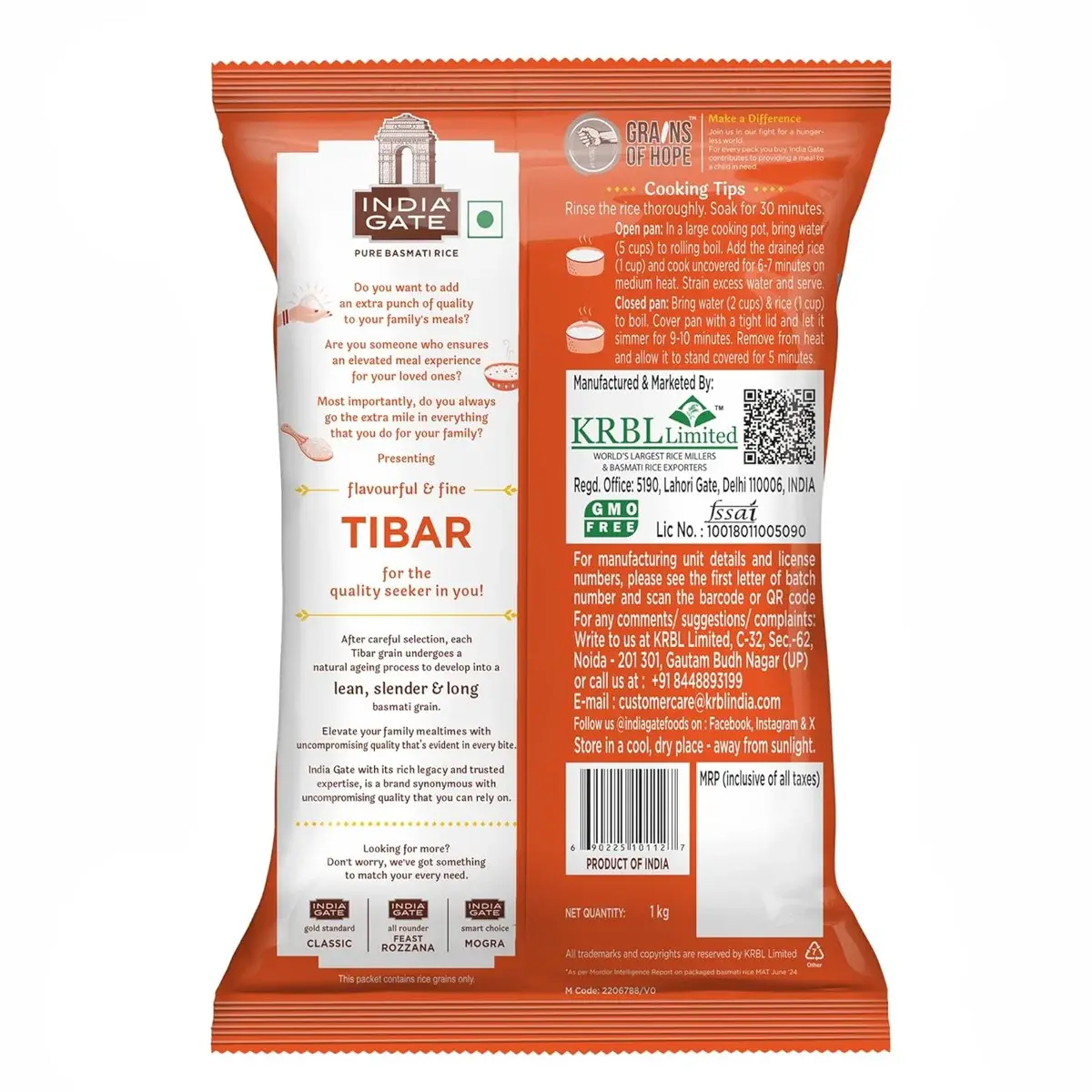 India Gate Tibar Basmati Rice 1kg – Soft, Aromatic & Perfect for Everyday Meals image 5