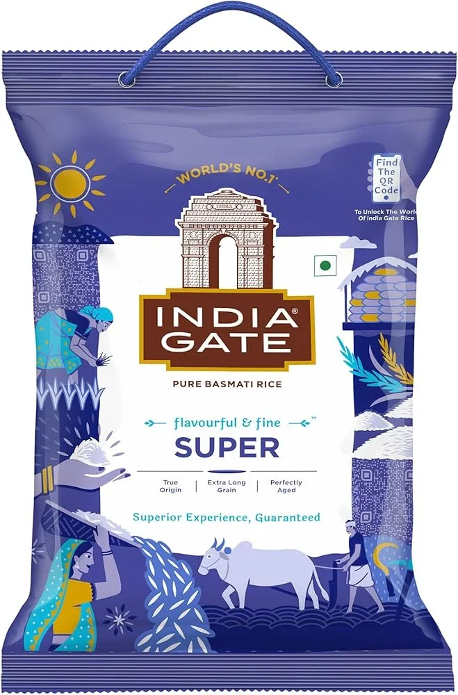 India Gate Super Basmati Rice 1kg – Soft, Fragrant & Perfect for Every Meal