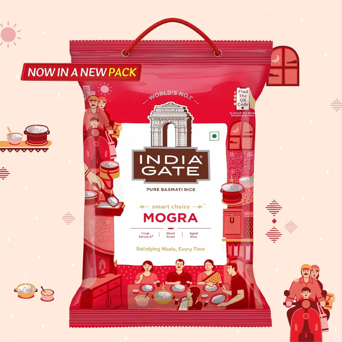India Gate Basmati Rice Mogra 5 kg – Broken Rice Pack