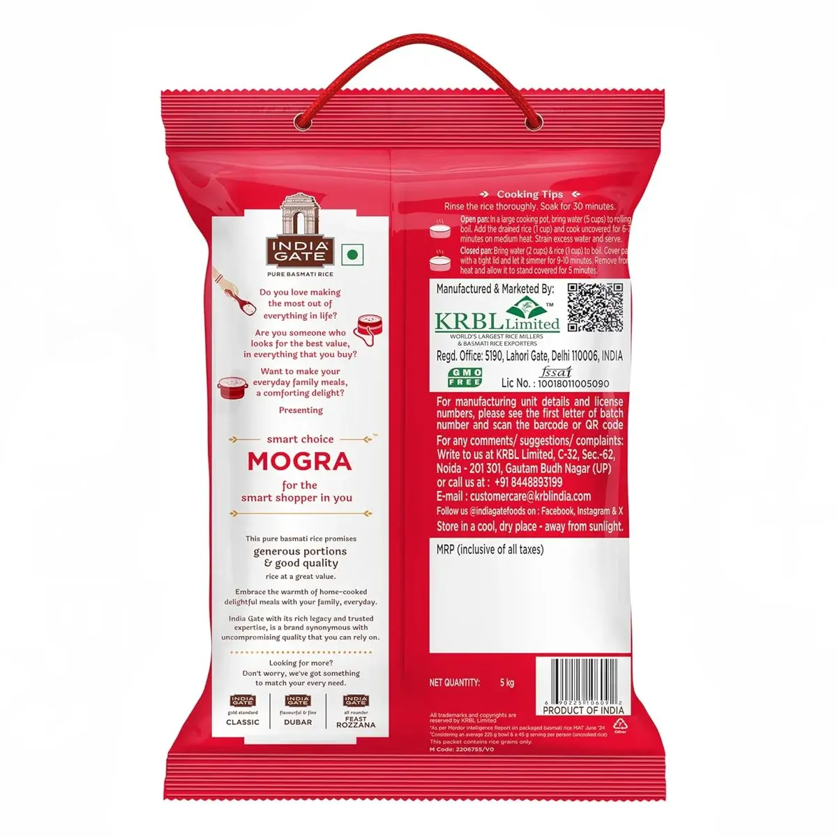 India Gate Basmati Rice Mogra 5 kg – Broken Rice Pack image 5