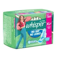  Whisper Ultra Upto No Gap No Leaks Sanitary Pads Xl+ Pads 15Pads