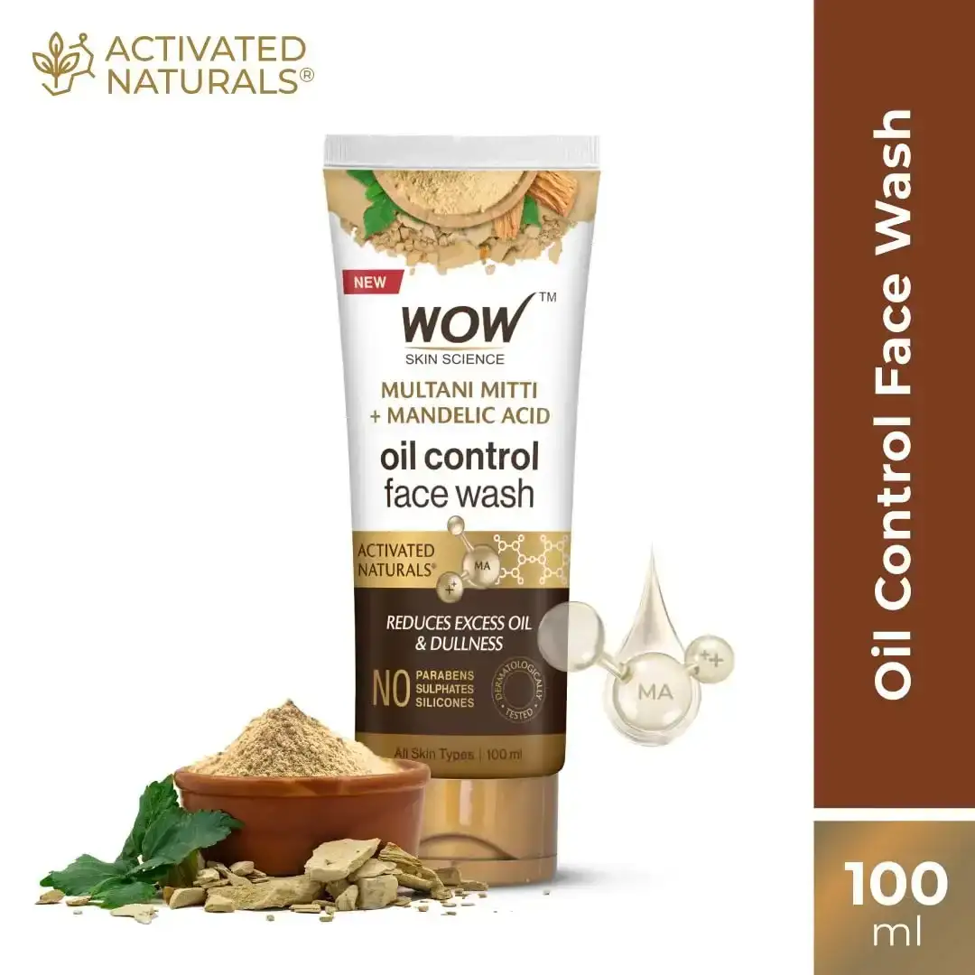 WOW Skin Science Purifying Multani Mitti Face Wash, 100ml (Buy 1 Get 1 Free) image 7