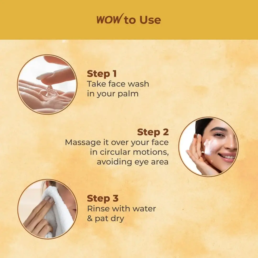 WOW Skin Science Purifying Multani Mitti Face Wash, 100ml (Buy 1 Get 1 Free) image 3
