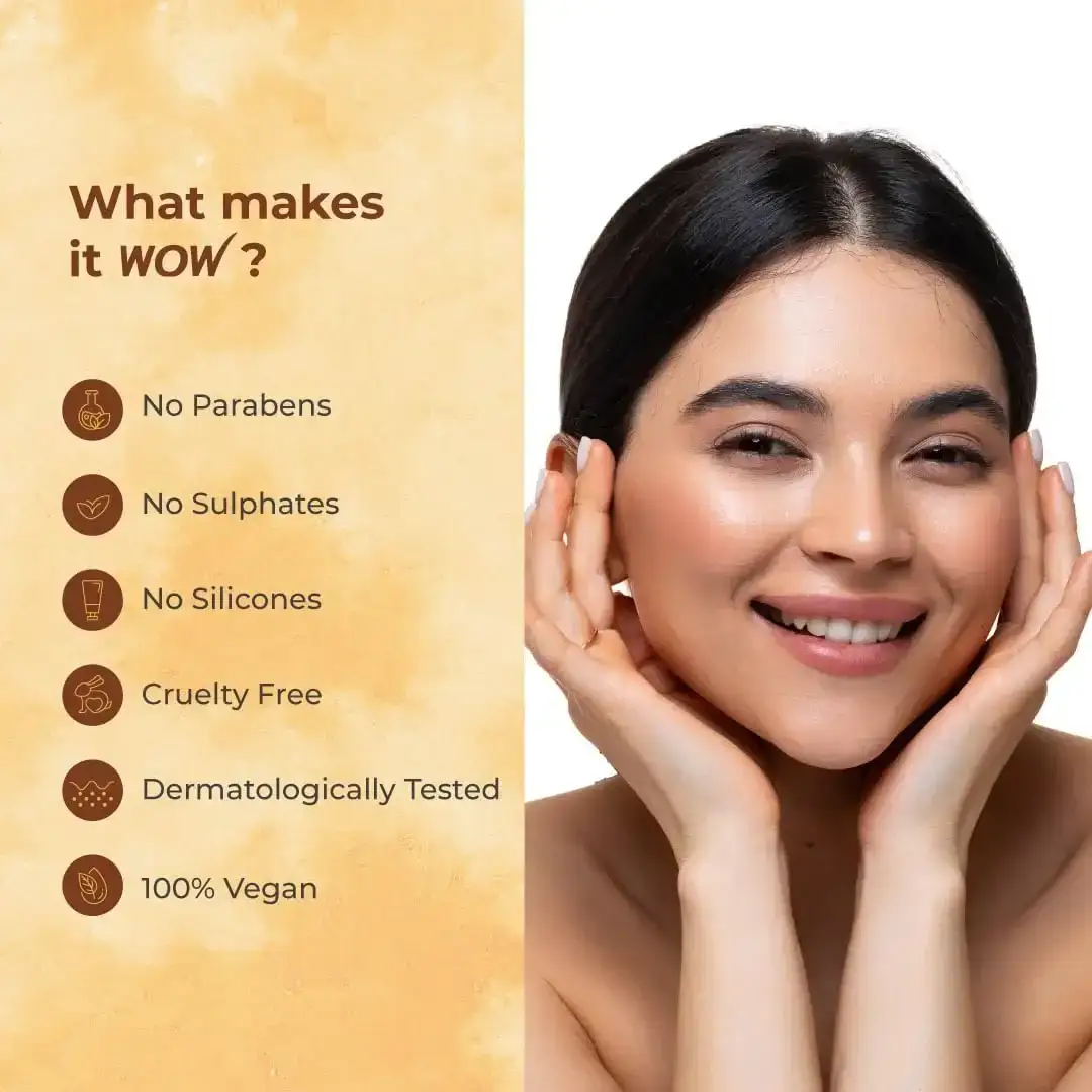 WOW Skin Science Purifying Multani Mitti Face Wash, 100ml (Buy 1 Get 1 Free) image 4