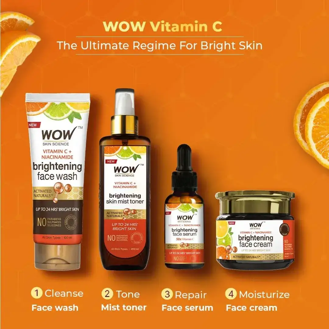 WOW Skin Science Brightening Face Wash 100g – Buy 1 Get 1 Free Deal image 3