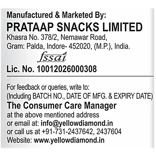 Yellow Diamond Magic Masala Flavour Potato Chips, 40 g image 5
