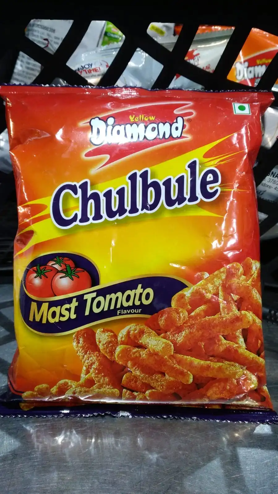 Yellow Diamond Chulbule Snacks, Mast Tomato, 54 gm