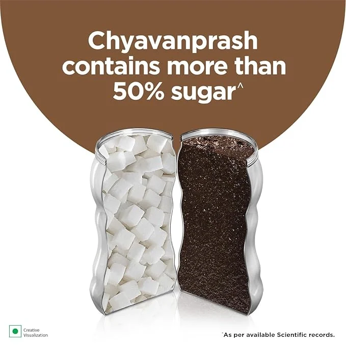  Zandu Chyavanprash Jaggery (Gur) 900 g | No Refined Sugar | Scientifically proven immunity booster  image 2