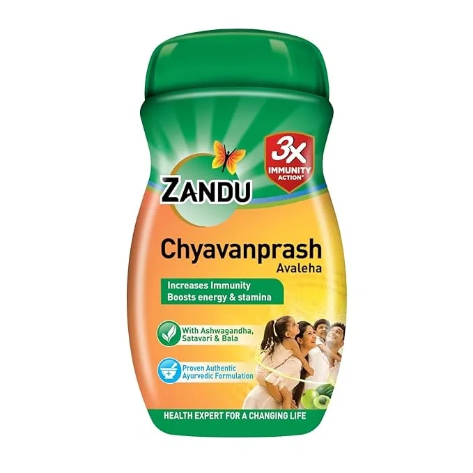 Zandu Chyawanprash Avaleha 900 g. Scientifically proven immunity booster that boosts energy, stamina and memory.
